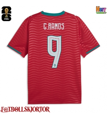 Portugal Goncalo Ramos #9 Hemmatröja VM 2026 Kortärmad